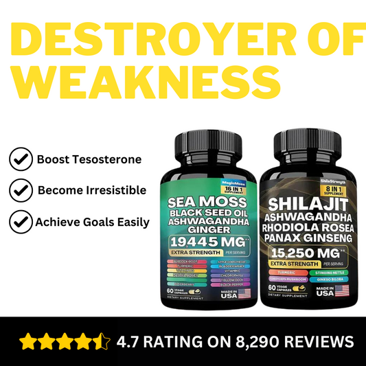 Unleashing Nature's Powerhouses: Shilajit & Sea Moss Benefits